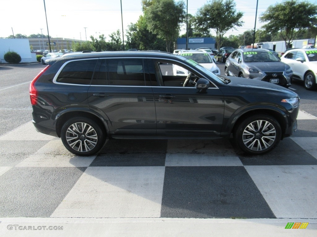 2021 XC90 T6 AWD Momentum - Savile Gray Metallic / Blonde/Charcoal photo #3