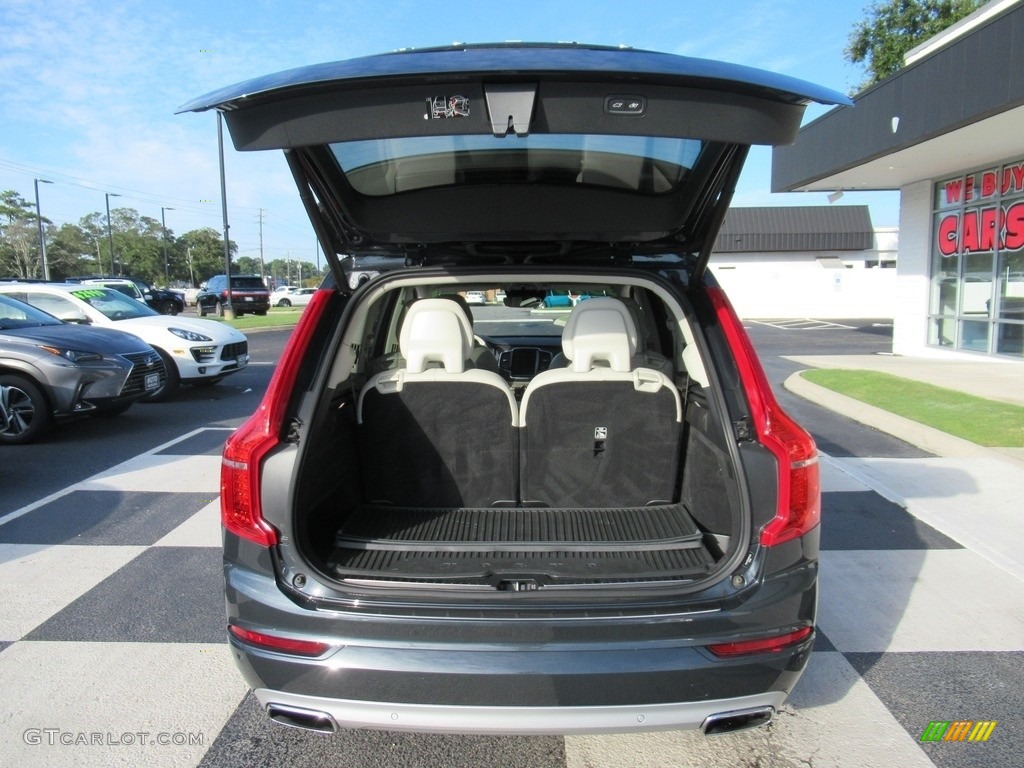 2021 XC90 T6 AWD Momentum - Savile Gray Metallic / Blonde/Charcoal photo #5