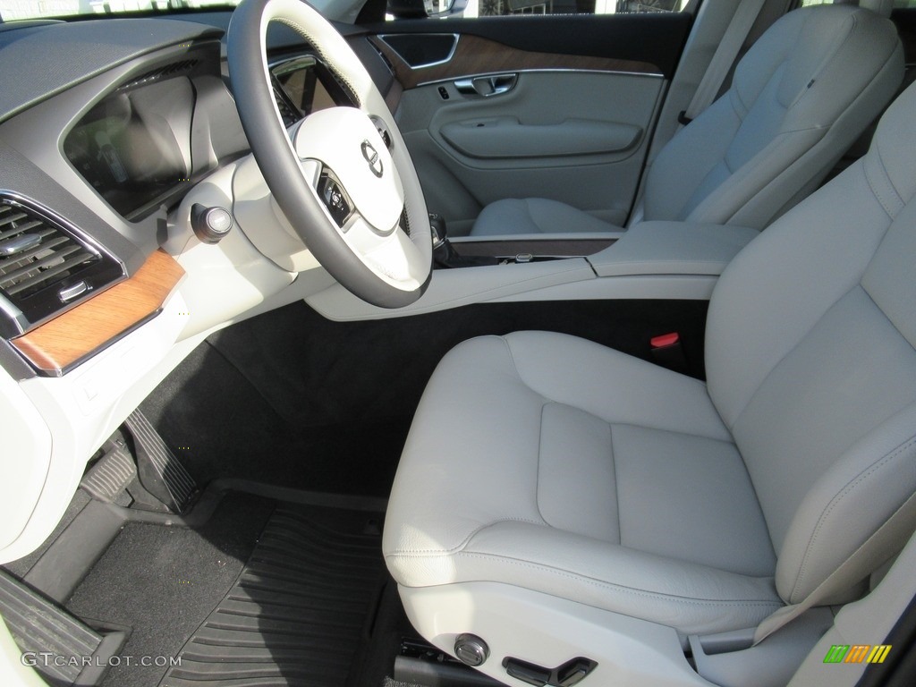 2021 XC90 T6 AWD Momentum - Savile Gray Metallic / Blonde/Charcoal photo #10