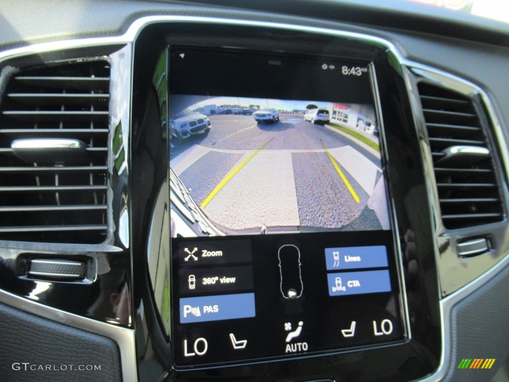 2021 XC90 T6 AWD Momentum - Savile Gray Metallic / Blonde/Charcoal photo #18