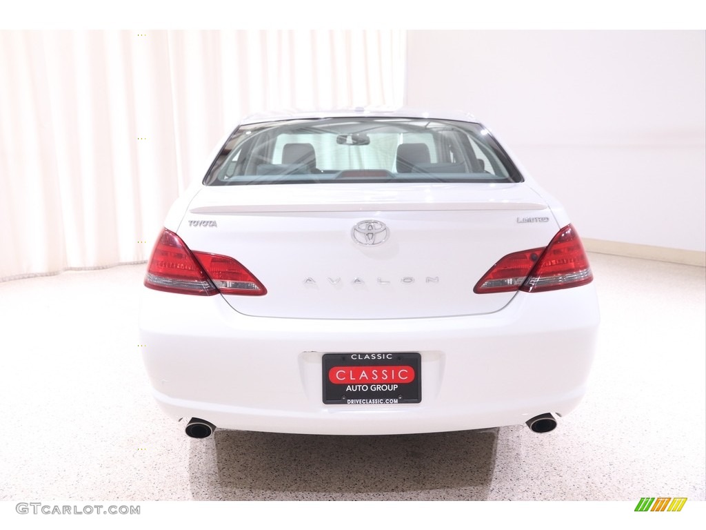 2009 Avalon Limited - Blizzard White Pearl / Dark Charcoal photo #22