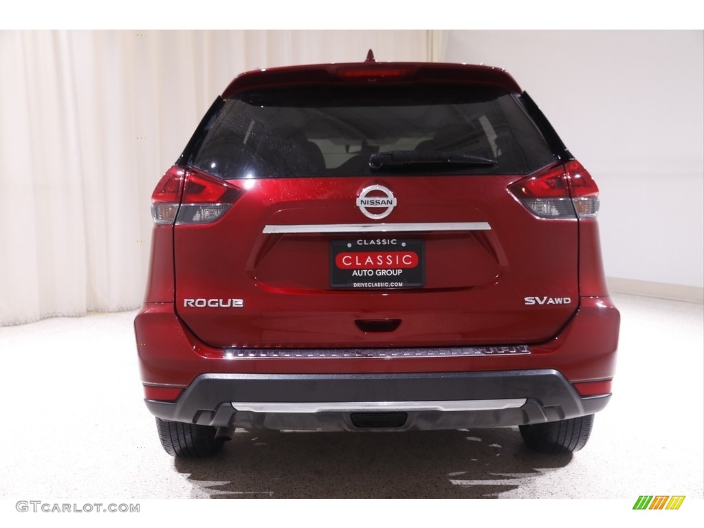 2018 Rogue S AWD - Scarlet Ember / Charcoal photo #18
