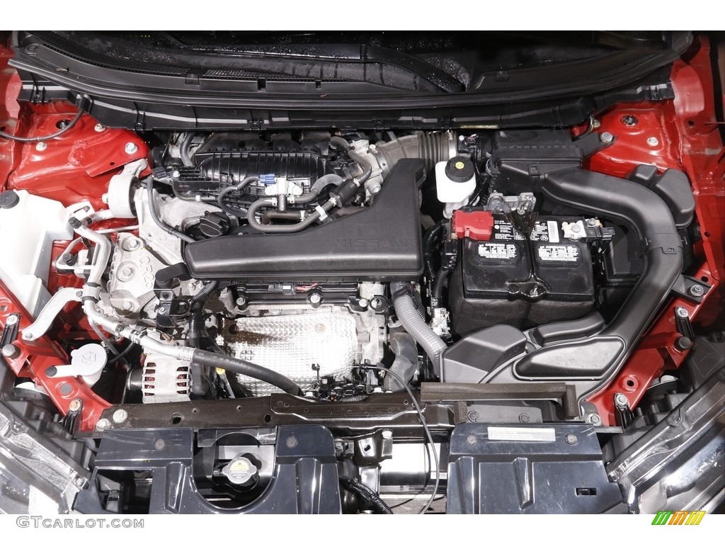2018 Rogue S AWD - Scarlet Ember / Charcoal photo #19