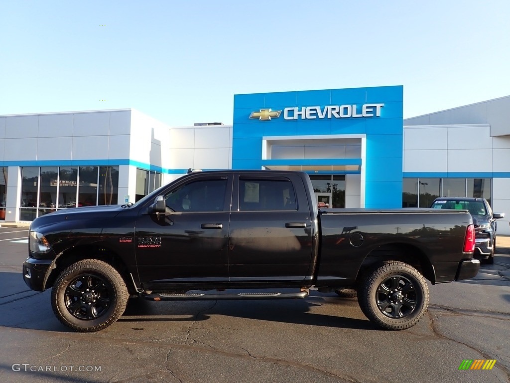 Brilliant Black Crystal Pearl 2015 Ram 2500 Big Horn Crew Cab 4x4 Exterior Photo #142856708