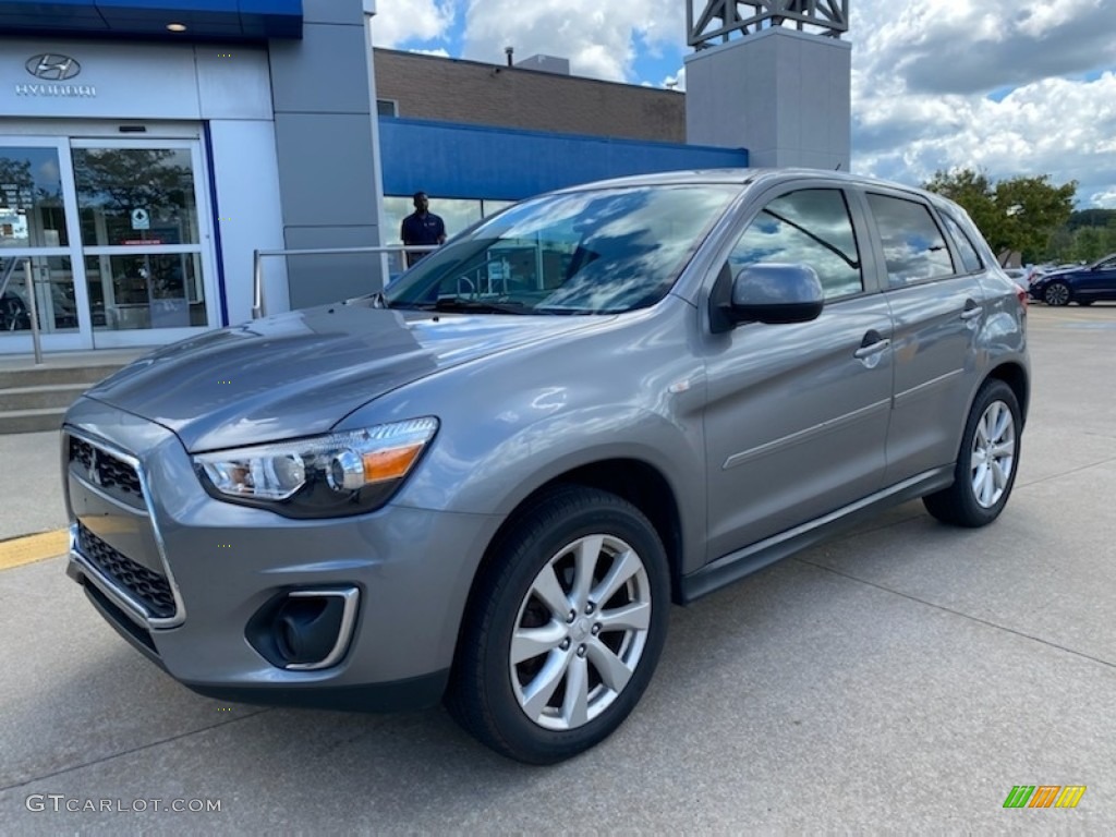 Mercury Gray 2015 Mitsubishi Outlander Sport ES AWC Exterior Photo #142857707