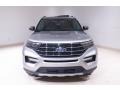 2021 Iconic Silver Metallic Ford Explorer XLT 4WD  photo #2