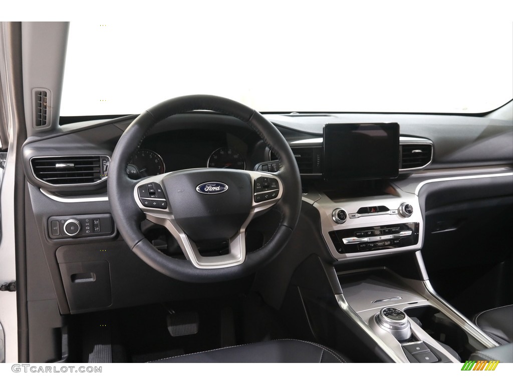 2021 Ford Explorer XLT 4WD Ebony Dashboard Photo #142858907