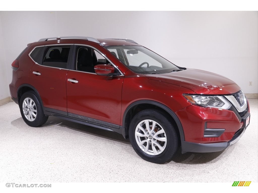 2018 Rogue SV AWD - Scarlet Ember / Charcoal photo #1