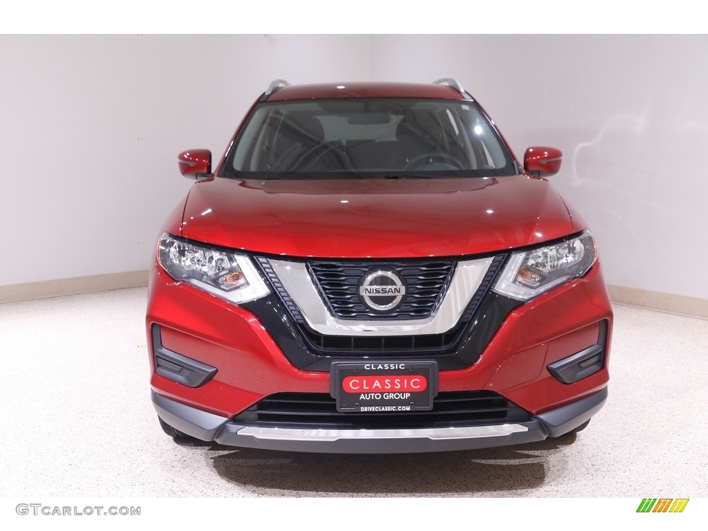 2018 Rogue SV AWD - Scarlet Ember / Charcoal photo #2