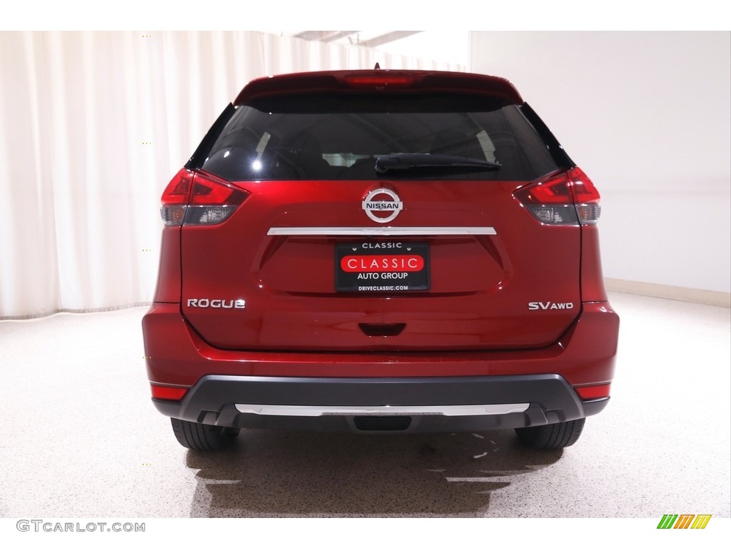 2018 Rogue SV AWD - Scarlet Ember / Charcoal photo #17