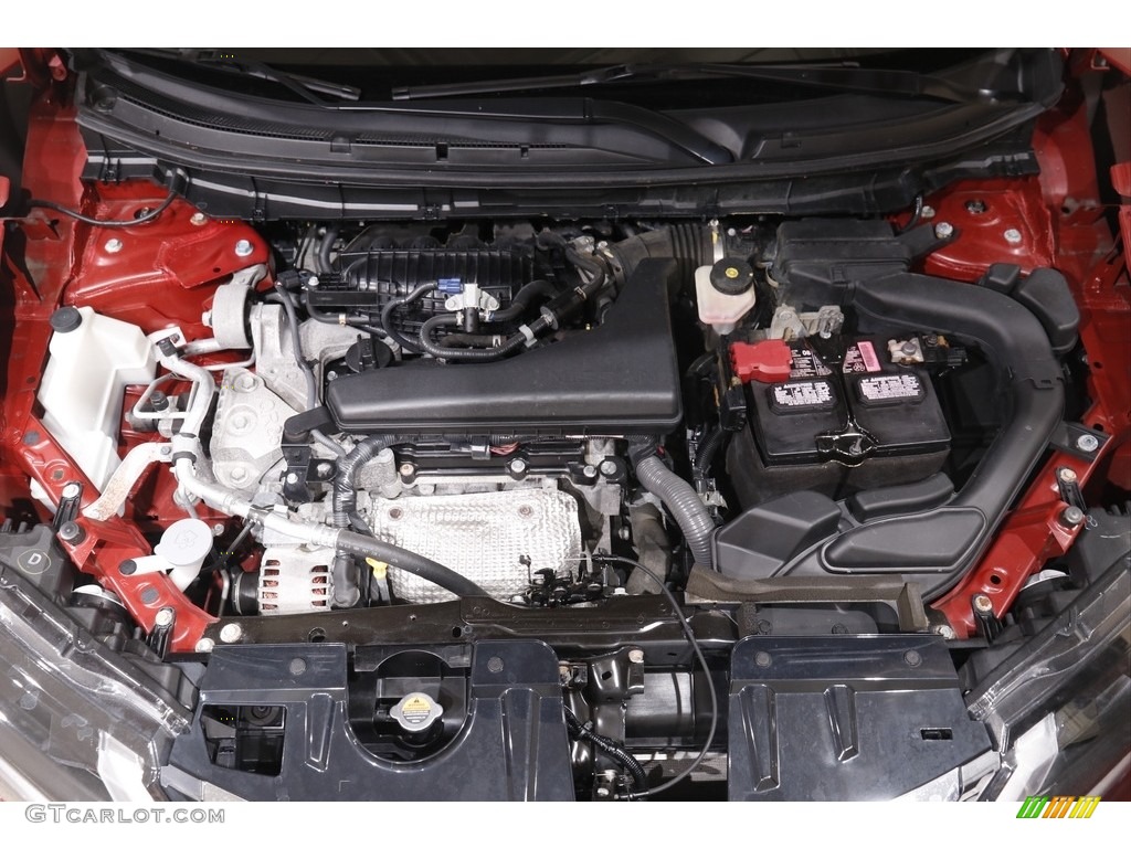 2018 Rogue SV AWD - Scarlet Ember / Charcoal photo #18