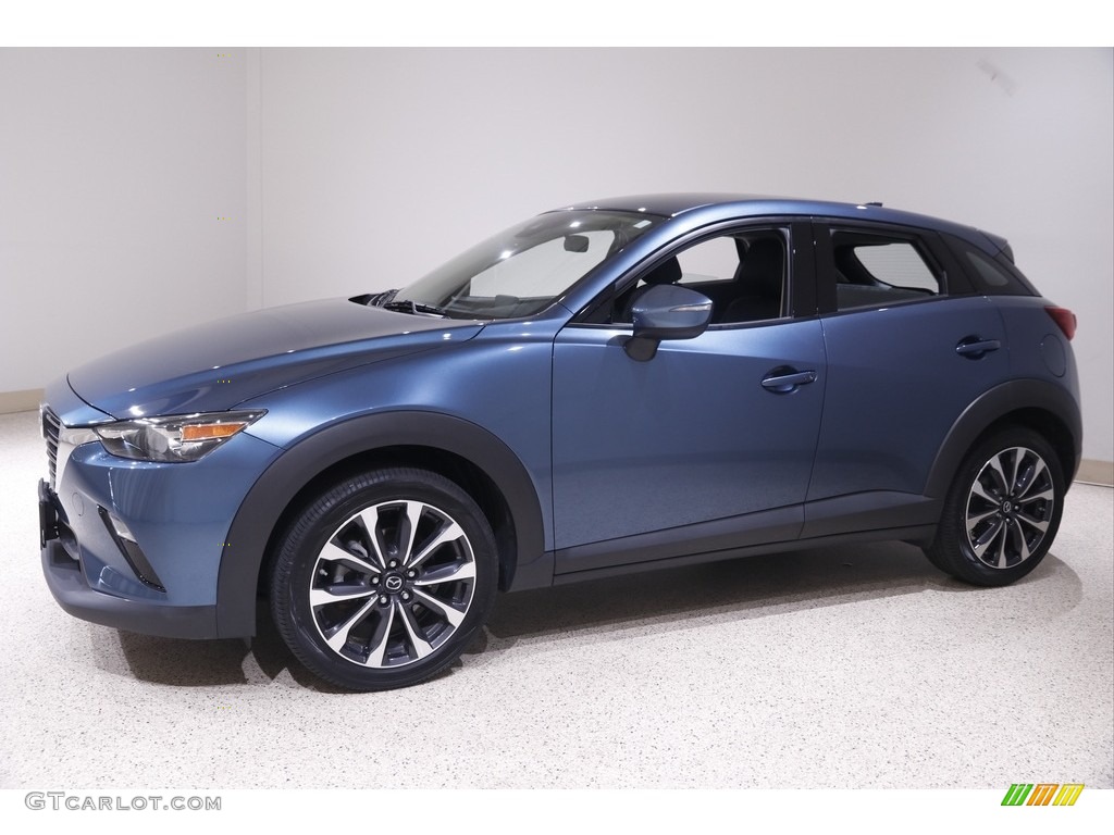 2019 CX-3 Touring AWD - Eternal Blue Mica / Black photo #3