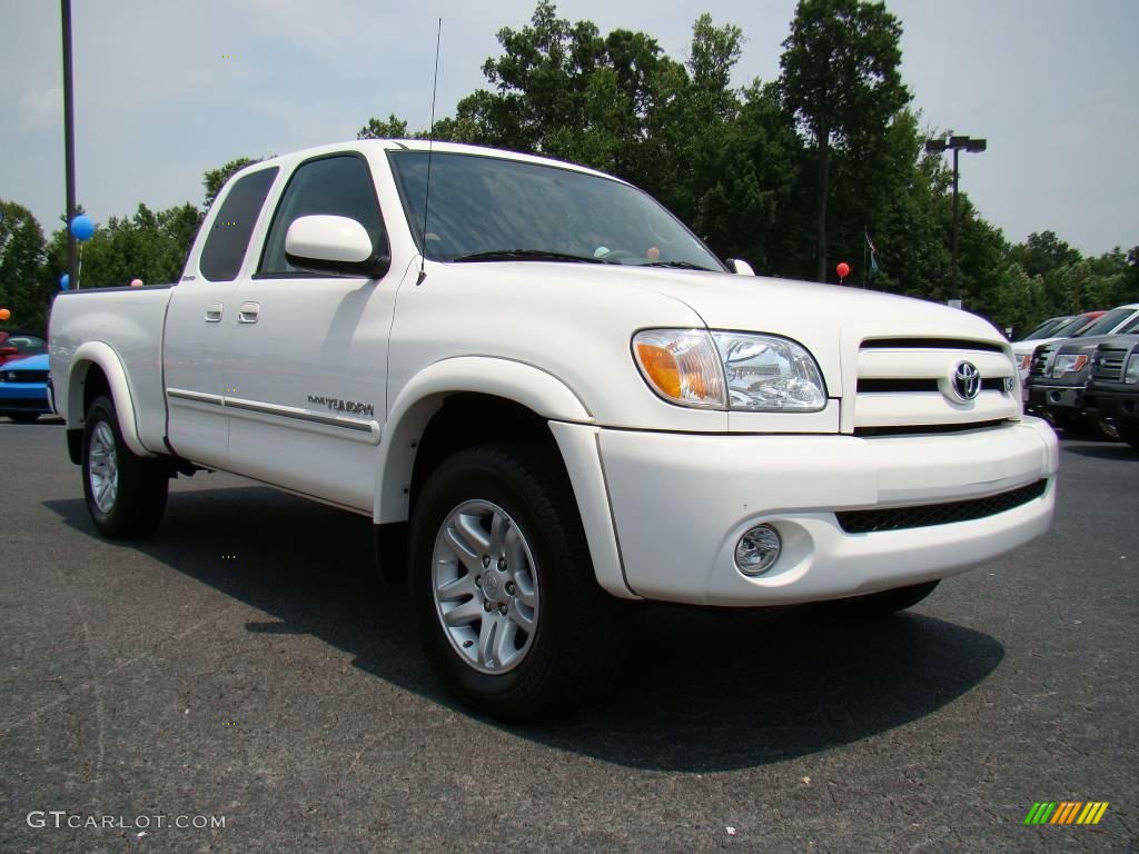 2005 Tundra Limited Access Cab 4x4 - Natural White / Light Charcoal photo #1