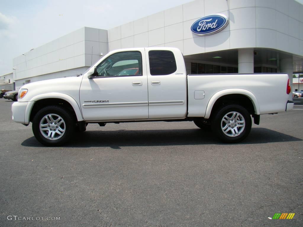2005 Tundra Limited Access Cab 4x4 - Natural White / Light Charcoal photo #5