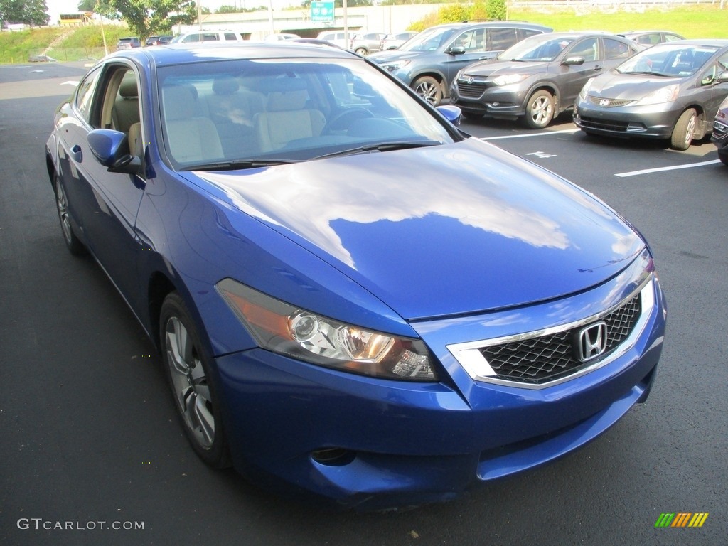 2008 Accord EX-L Coupe - Belize Blue Pearl / Ivory photo #7
