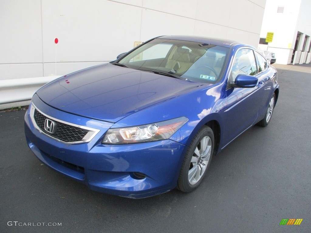 2008 Accord EX-L Coupe - Belize Blue Pearl / Ivory photo #9