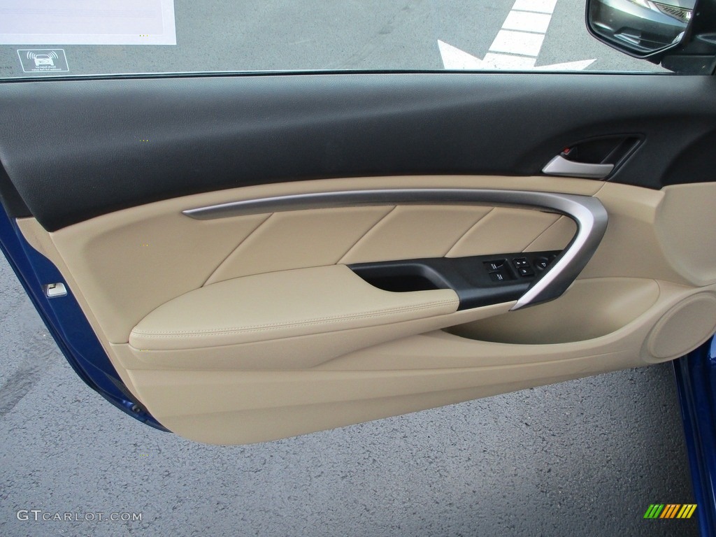 2008 Accord EX-L Coupe - Belize Blue Pearl / Ivory photo #10