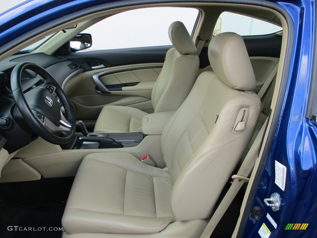 2008 Accord EX-L Coupe - Belize Blue Pearl / Ivory photo #12