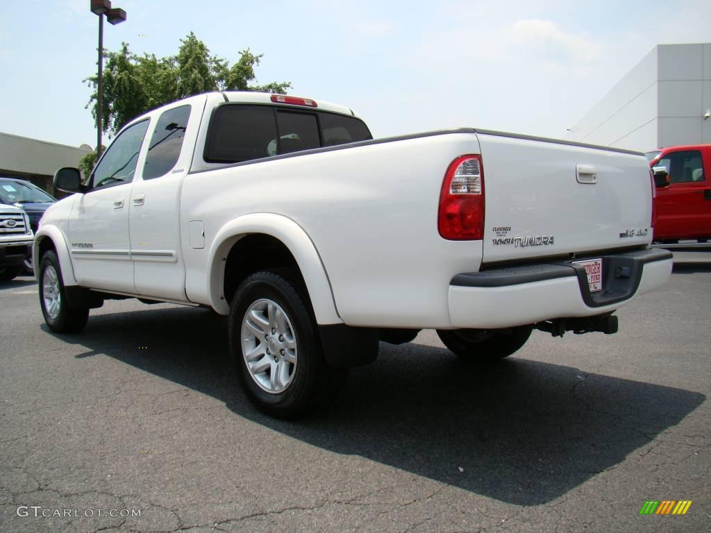 2005 Tundra Limited Access Cab 4x4 - Natural White / Light Charcoal photo #27