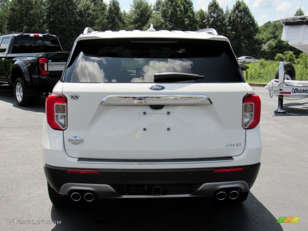 2021 Explorer King Ranch 4WD - Star White Metallic Tri-Coat / King Ranch Mesa Del Rio photo #4