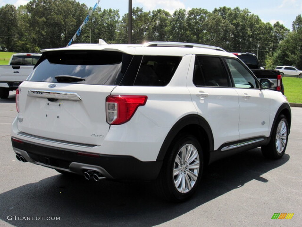 2021 Explorer King Ranch 4WD - Star White Metallic Tri-Coat / King Ranch Mesa Del Rio photo #5