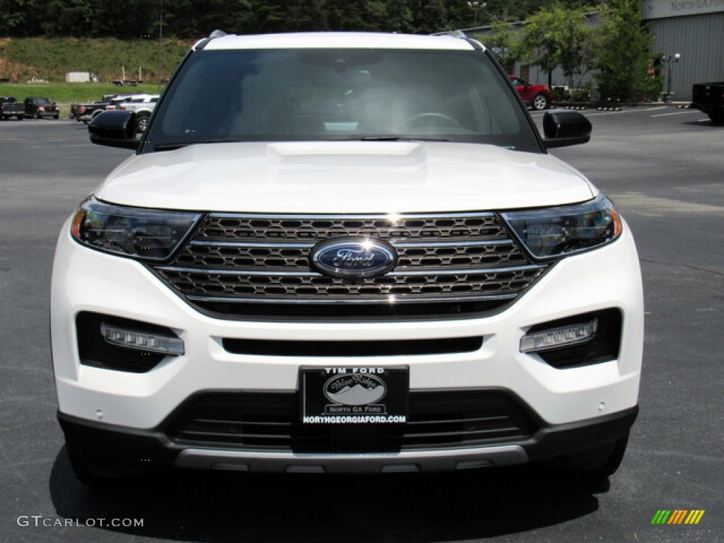 2021 Explorer King Ranch 4WD - Star White Metallic Tri-Coat / King Ranch Mesa Del Rio photo #8