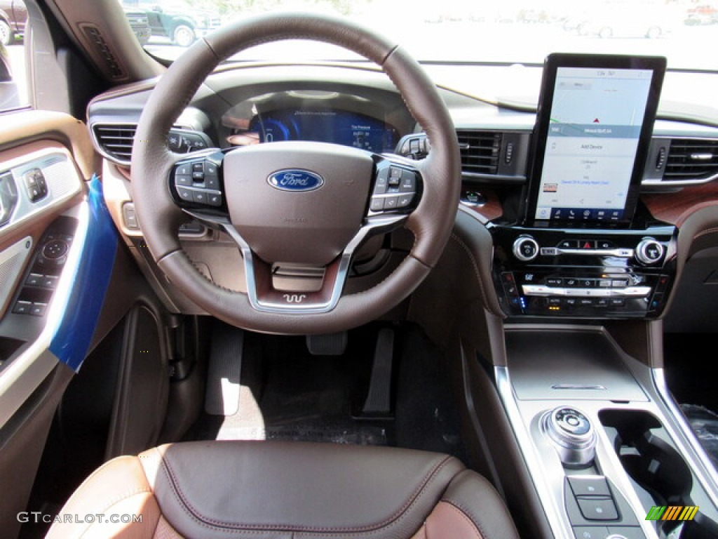 2021 Explorer King Ranch 4WD - Star White Metallic Tri-Coat / King Ranch Mesa Del Rio photo #15