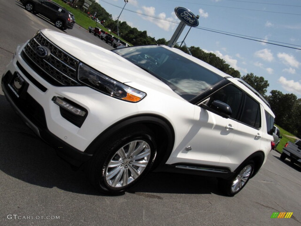 Star White Metallic Tri Coat 2021 Ford Explorer King Ranch 4WD Exterior 