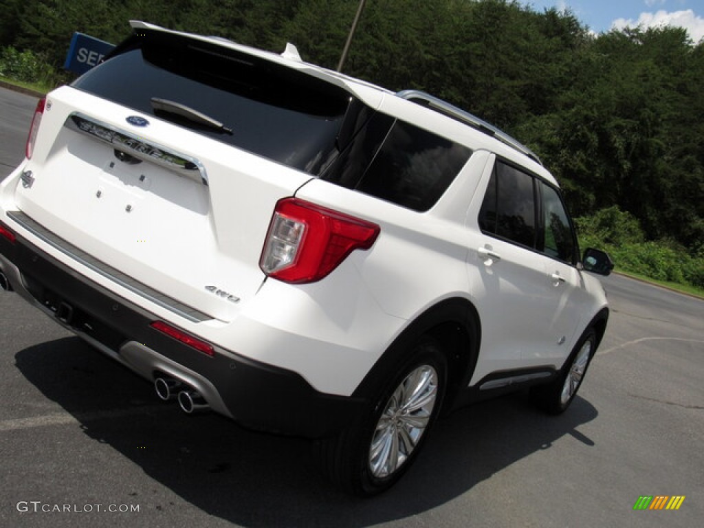 2021 Explorer King Ranch 4WD - Star White Metallic Tri-Coat / King Ranch Mesa Del Rio photo #28