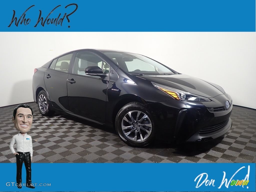 2021 Prius XLE - Midnight Black Metallic / Moonstone photo #1