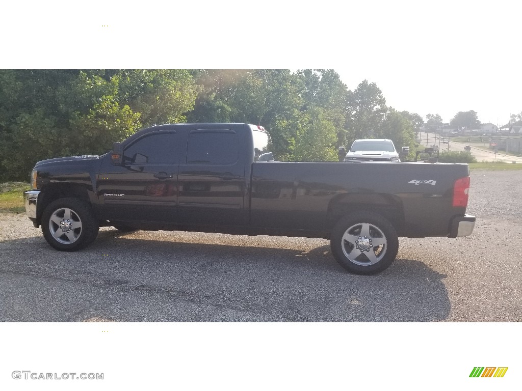 2011 Silverado 3500HD LTZ Crew Cab 4x4 - Black / Ebony photo #1