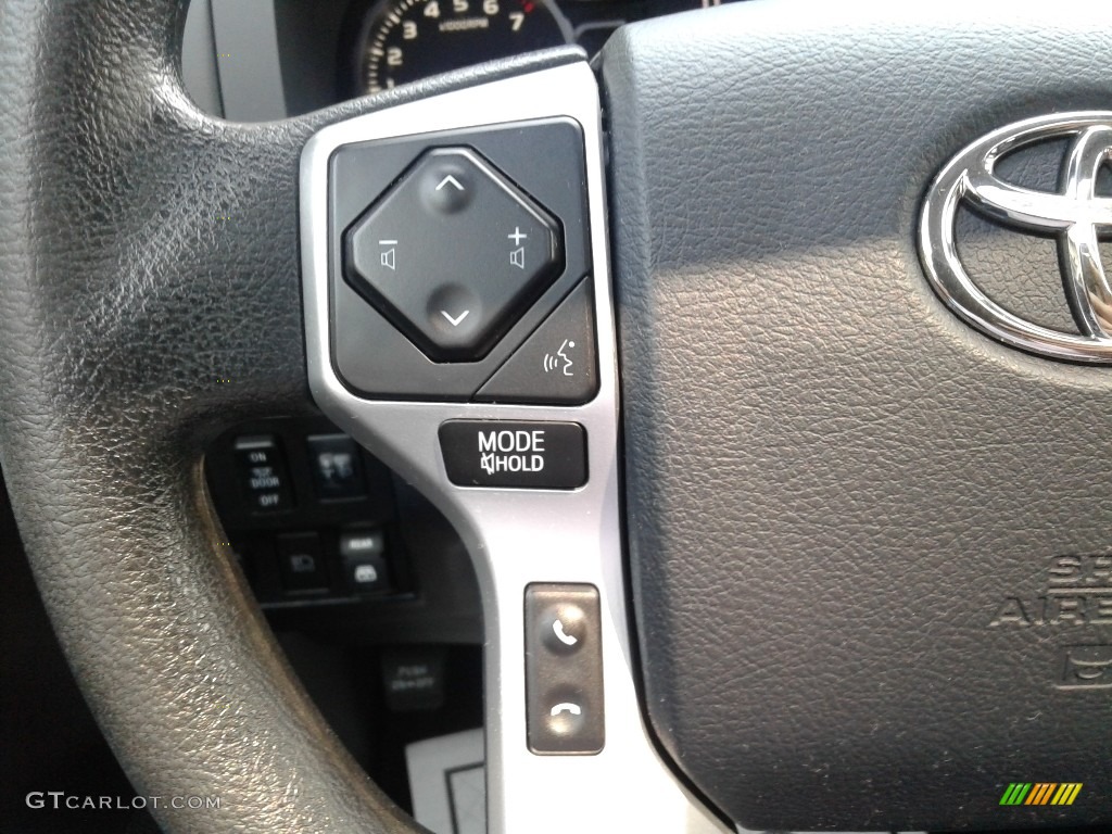2019 Toyota Tundra TRD Pro CrewMax 4x4 Black Steering Wheel Photo #142870038