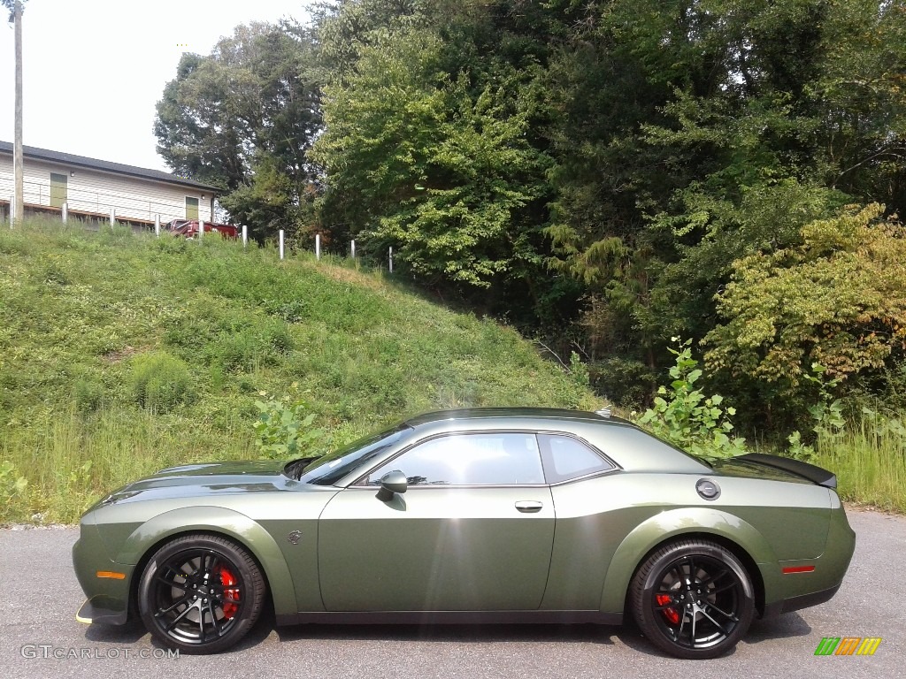 F8 Green 2021 Dodge Challenger SRT Hellcat Redeye Widebody Exterior Photo #142870335