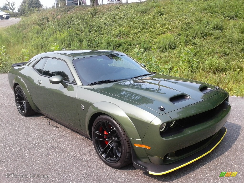 F8 Green 2021 Dodge Challenger SRT Hellcat Redeye Widebody Exterior Photo #142870398