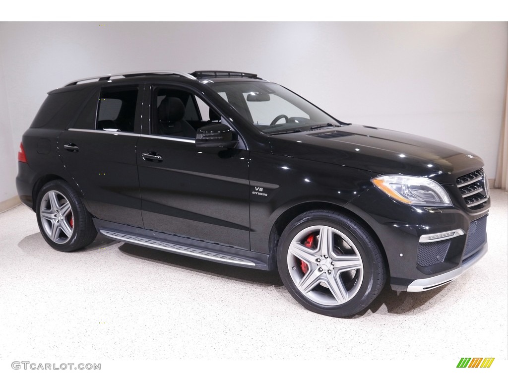 Black 2014 Mercedes-Benz ML 63 AMG Exterior Photo #142871148