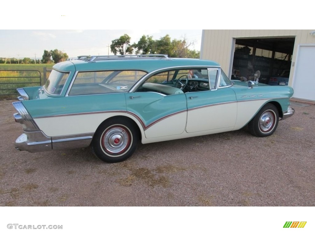 Belmont Green 1957 Buick Estate Wagon Special Exterior Photo #142871781