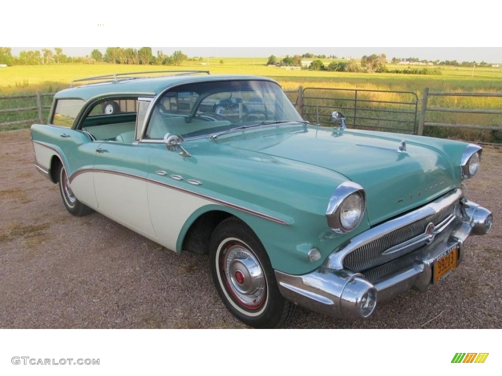 Belmont Green 1957 Buick Estate Wagon Special Exterior Photo #142871793