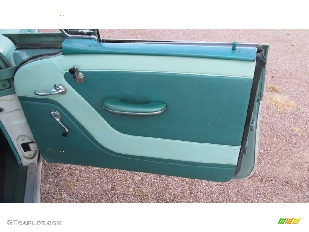 1957 Buick Estate Wagon Special Green Door Panel Photo #142871856