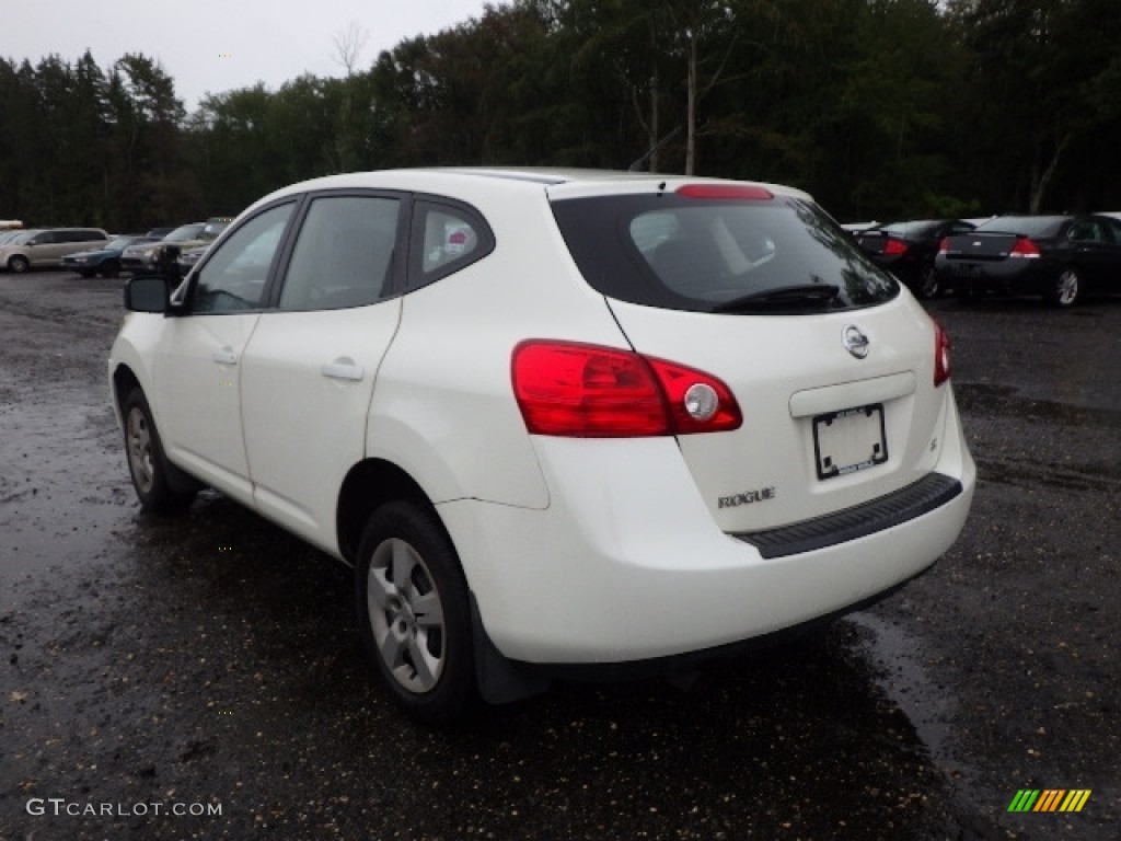 2008 Rogue S - Phantom White Pearl / Gray photo #4