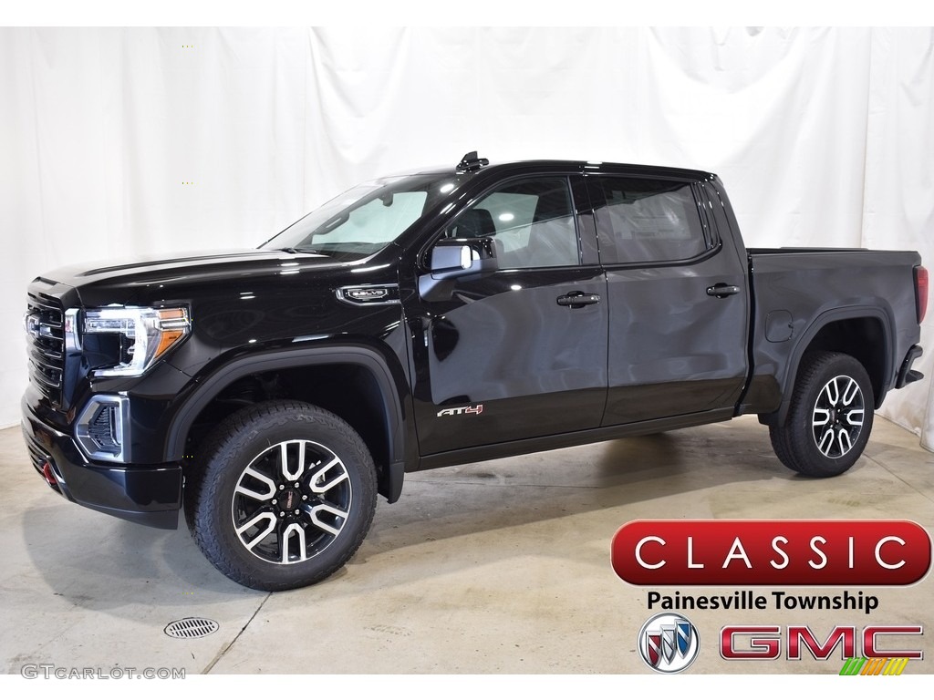 2021 Sierra 1500 AT4 Crew Cab 4WD - Ebony Twilight Metallic / Jet Black photo #1