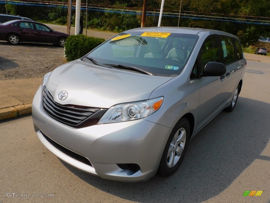 2015 Sienna L - Silver Sky Metallic / Ash photo #7
