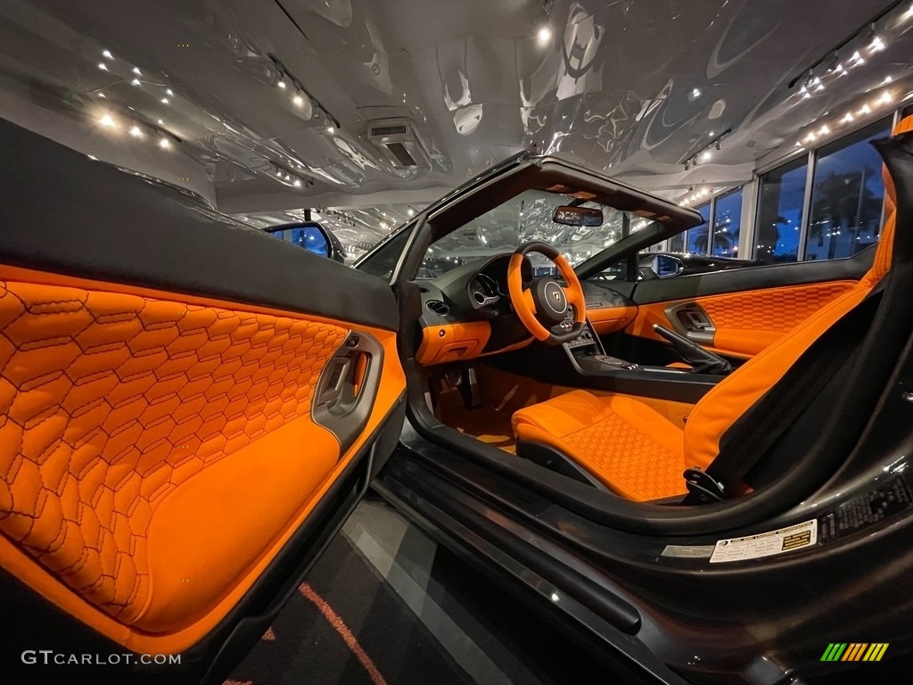 2012 Gallardo LP 550-2 Spyder - Grigio Lynx / Arancio (Orange) photo #2