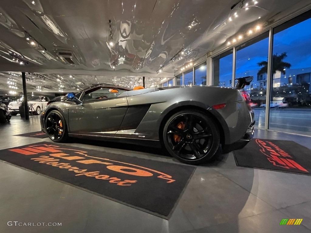 2012 Gallardo LP 550-2 Spyder - Grigio Lynx / Arancio (Orange) photo #6