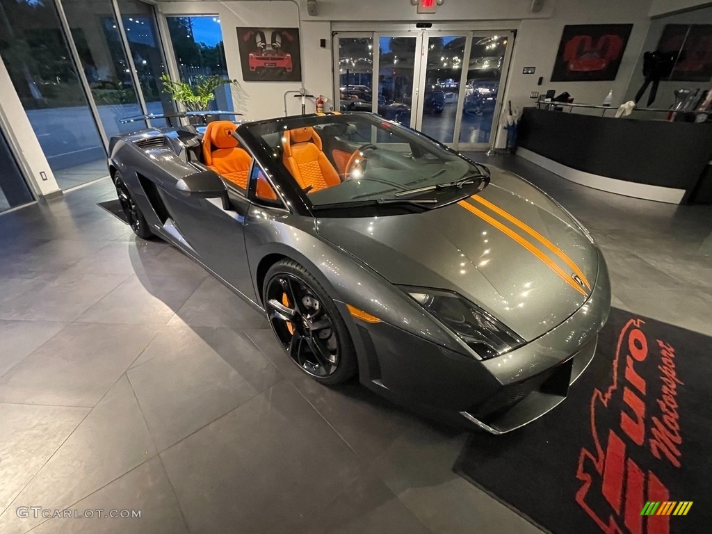2012 Gallardo LP 550-2 Spyder - Grigio Lynx / Arancio (Orange) photo #23