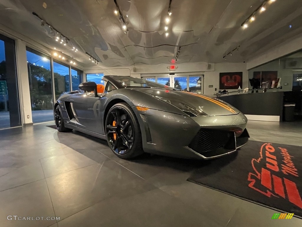 2012 Gallardo LP 550-2 Spyder - Grigio Lynx / Arancio (Orange) photo #25