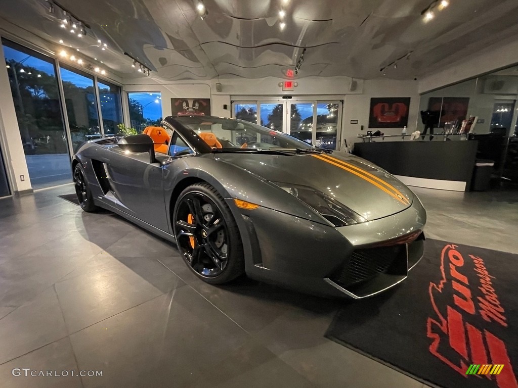2012 Gallardo LP 550-2 Spyder - Grigio Lynx / Arancio (Orange) photo #26