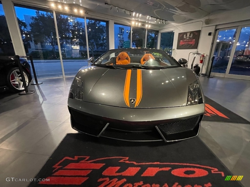 2012 Gallardo LP 550-2 Spyder - Grigio Lynx / Arancio (Orange) photo #27