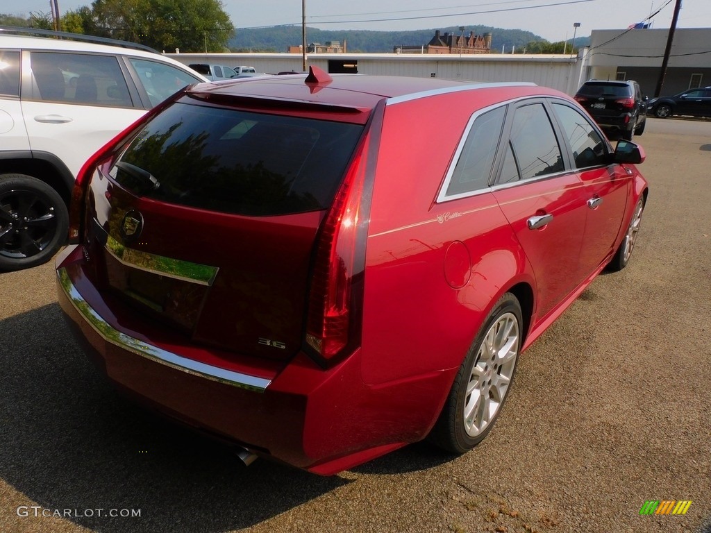 2011 CTS 4 3.6 AWD Sedan - Crystal Red Tintcoat / Ebony photo #2