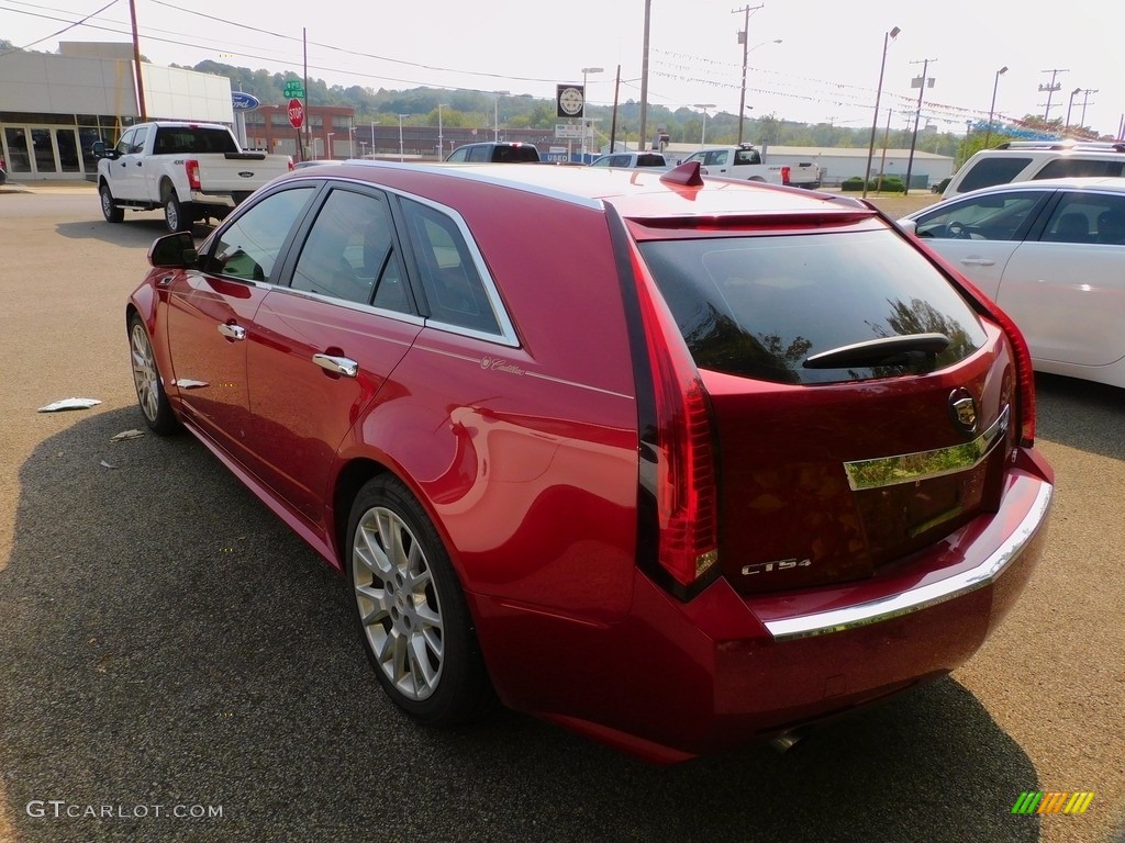 2011 CTS 4 3.6 AWD Sedan - Crystal Red Tintcoat / Ebony photo #4