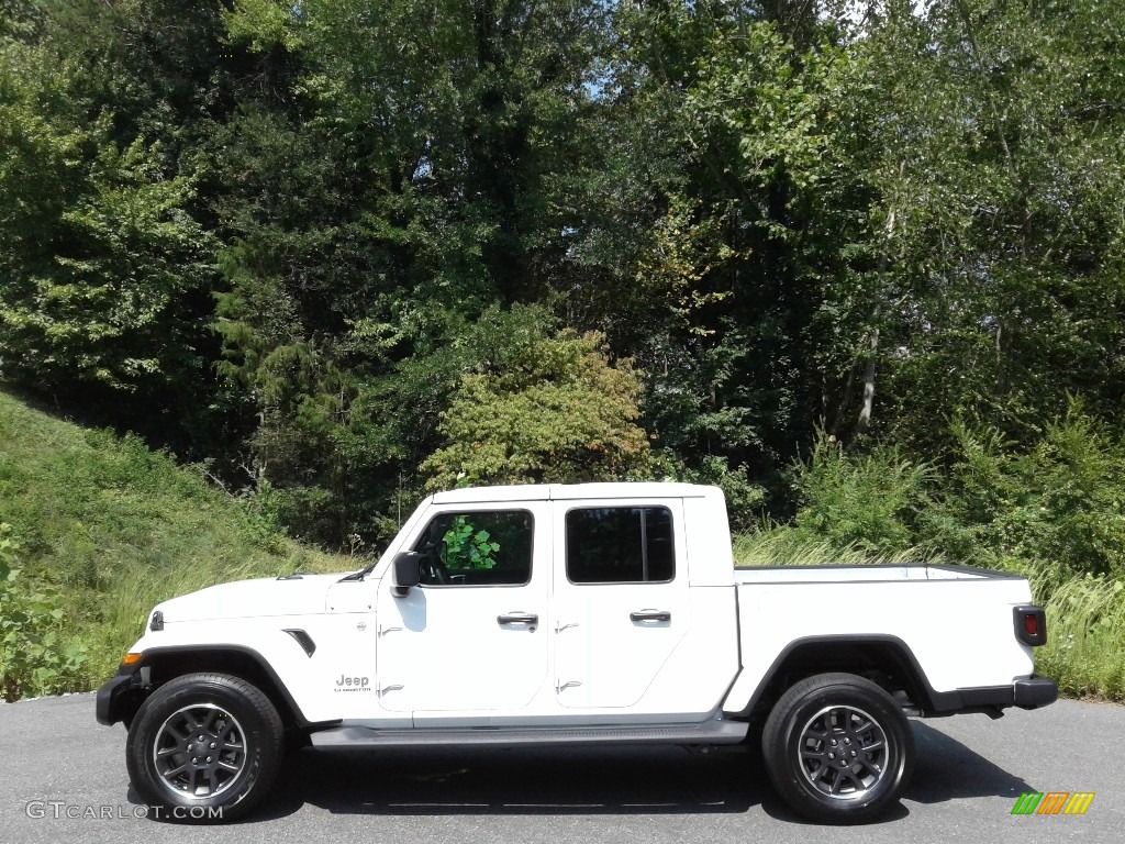 2021 Gladiator Overland 4x4 - Bright White / Black photo #1